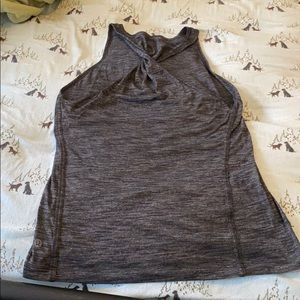 Lululemon high neck, twist back tank